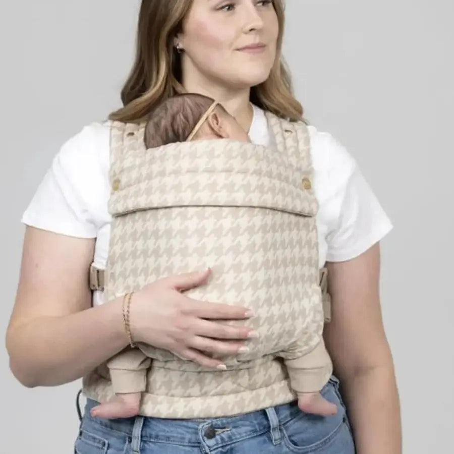 Le Cocoon - Almond Houndstooth